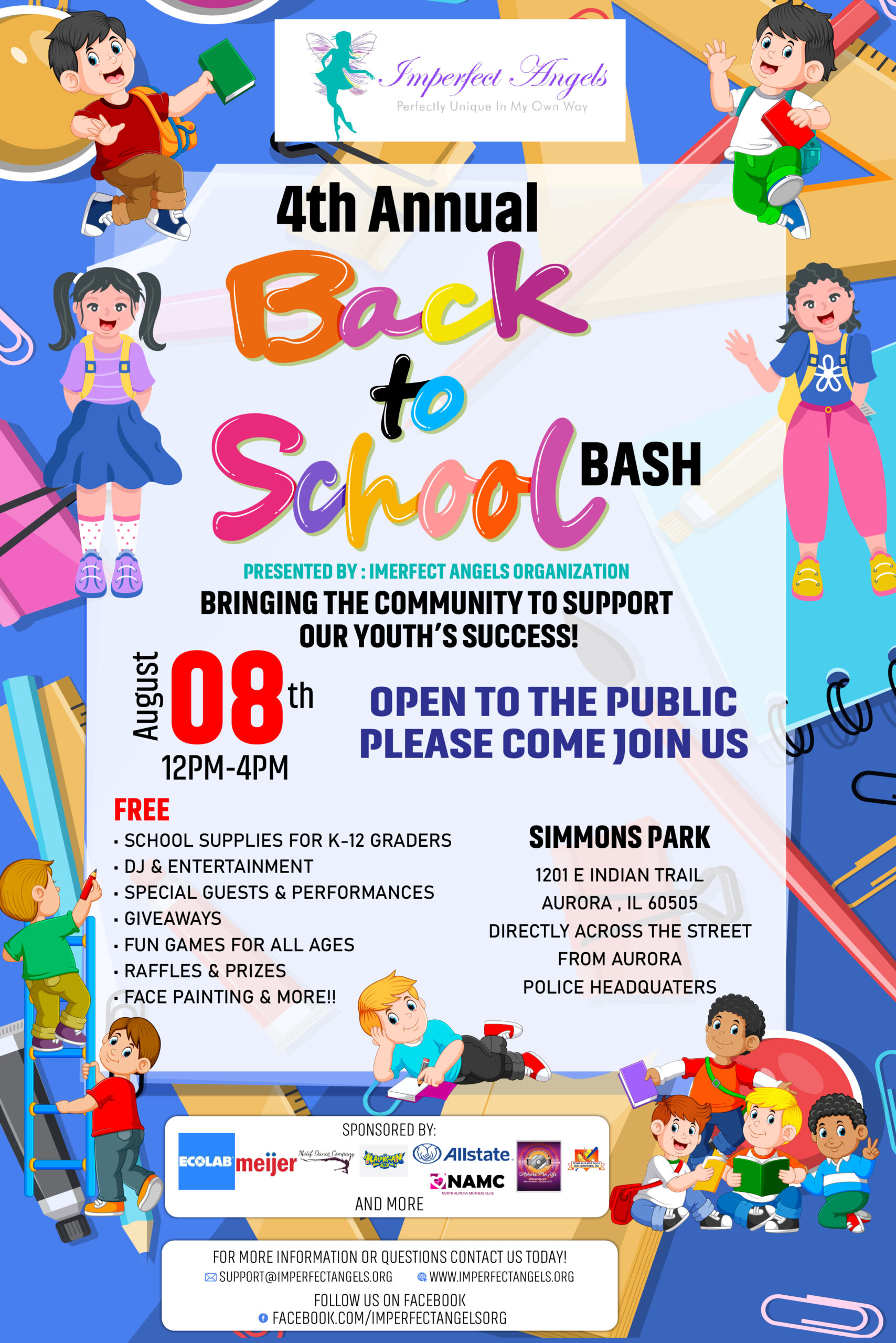4th Annual Back 2 School Bash Dunham Foundation