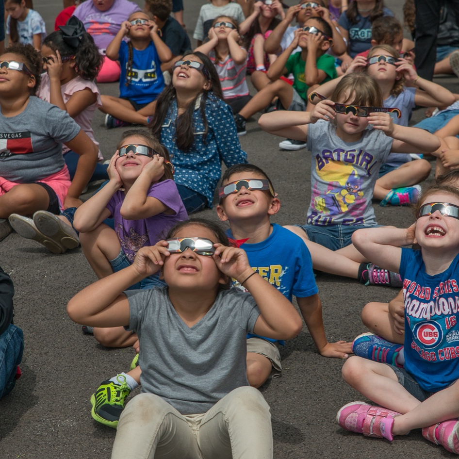 Nicholson School Solar Eclipse